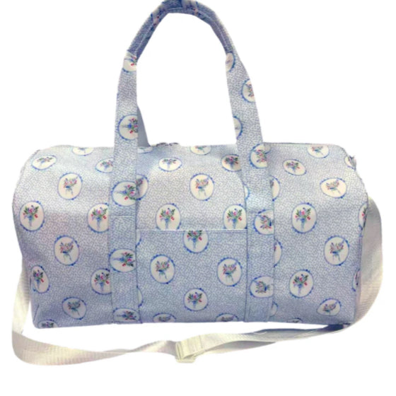 WEEKENDER - FLORAL MEDALLION BLUE Duffel Bag