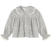 KAT BLOUSE SLATE FLORAL