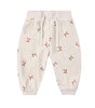 VELOUR RELAXED SWEATSHIRT + SWEATPANT RED BOWS