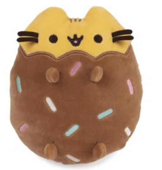 Pusheen Chocolate Dipped Cookie Squisheen, 6 in