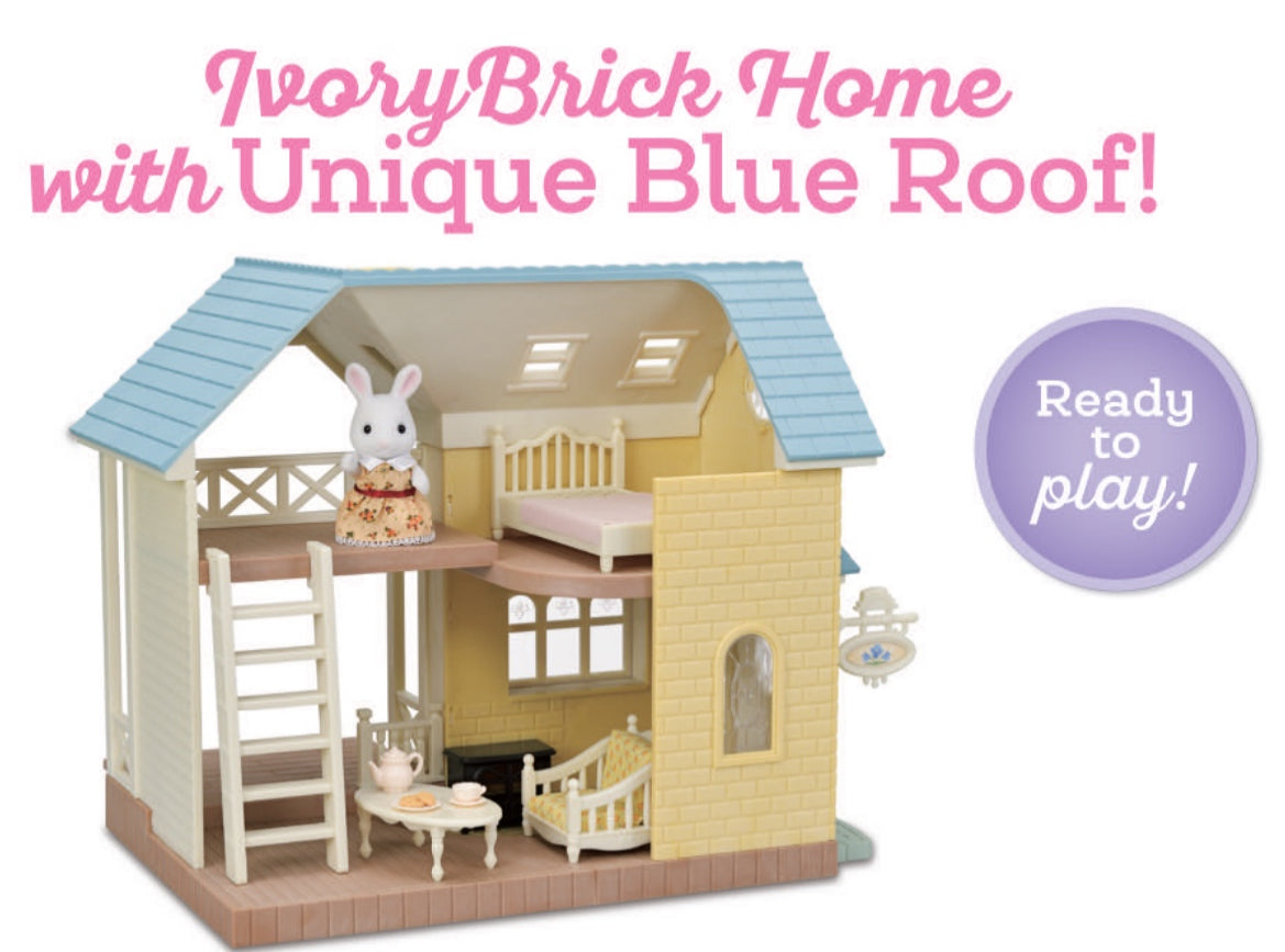 Calico Critters Blue Bell Cottage Gift Set