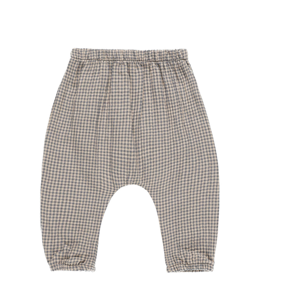 LUCA PANT || INDIGO GINGHAM