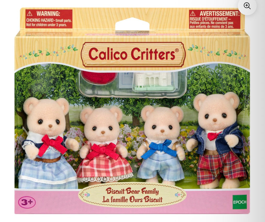 Calico Critters Biscuit Bear FAMILY