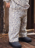 WIDE LEG SWEATPANT BLUE LEOPARD