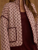 BLUSH FLEUR QUILTED JACKET
