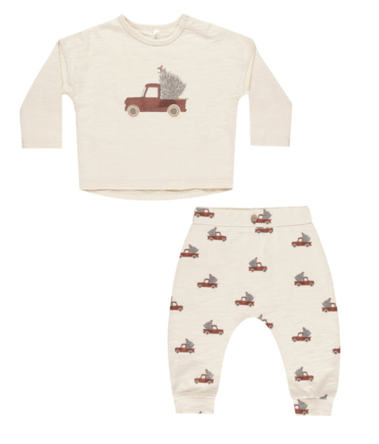 LONG SLEEVE TEE + PANT SET || TRUCKS