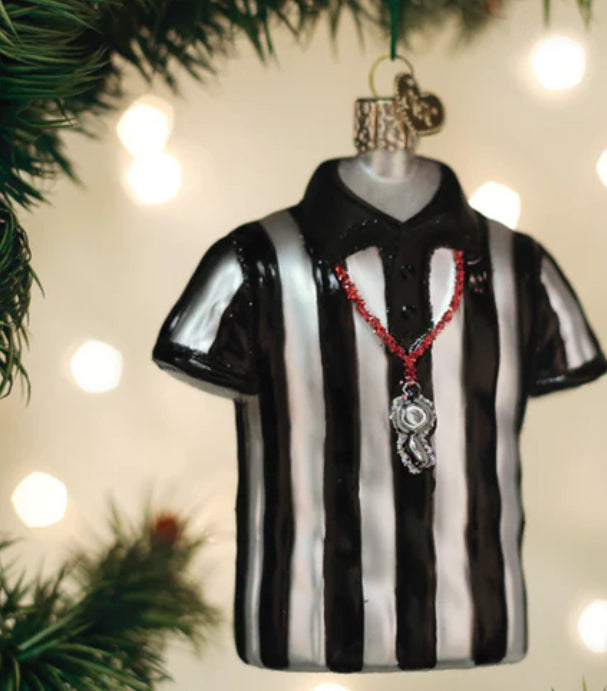 Referee Shirt Ornament