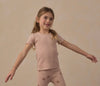 RIBBED BASIC TEE BLUSH