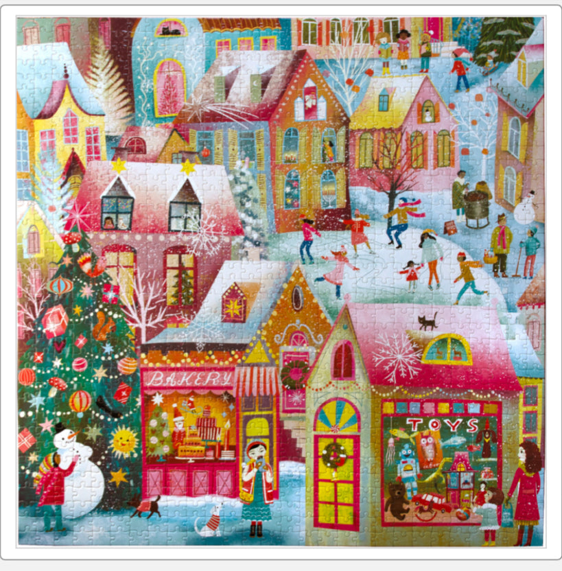 Holiday Village 1000 Piece Puzzle