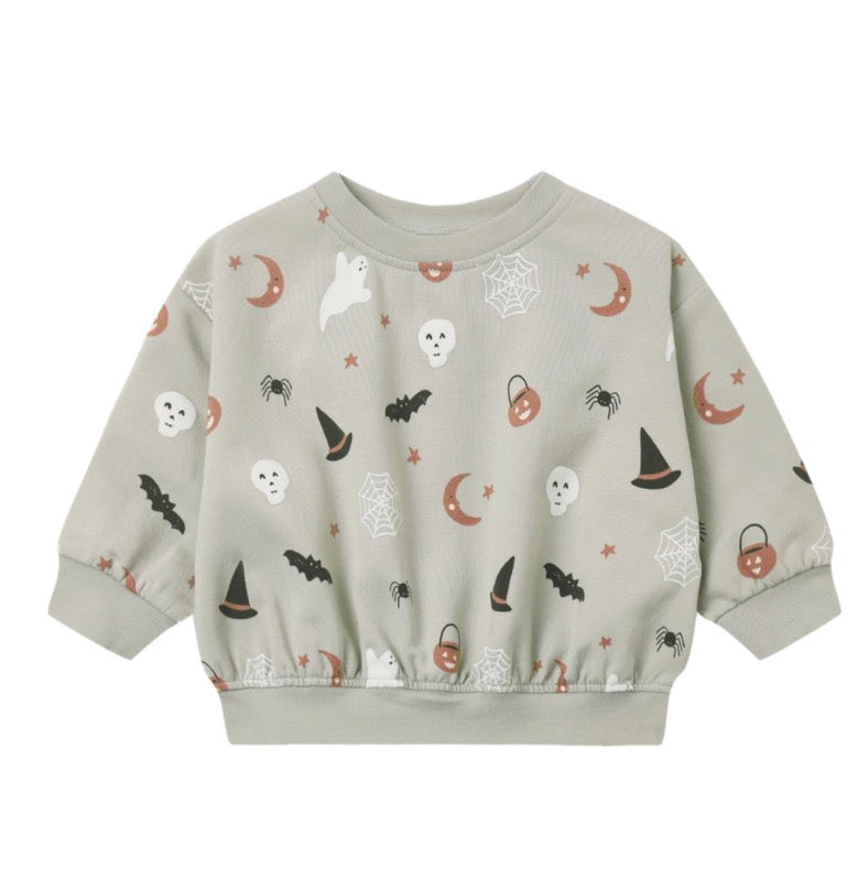 RELAXED FLEECE SWEATSHIRT + SWEATPANT HALLOWEEN THINGS