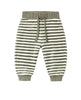 VELOUR RELAXED SWEATSHIRT + SWEATPANT SPRUCE STRIPE