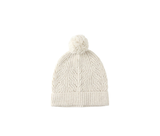BEANIE || HEATHERED OATMEAL  size SM