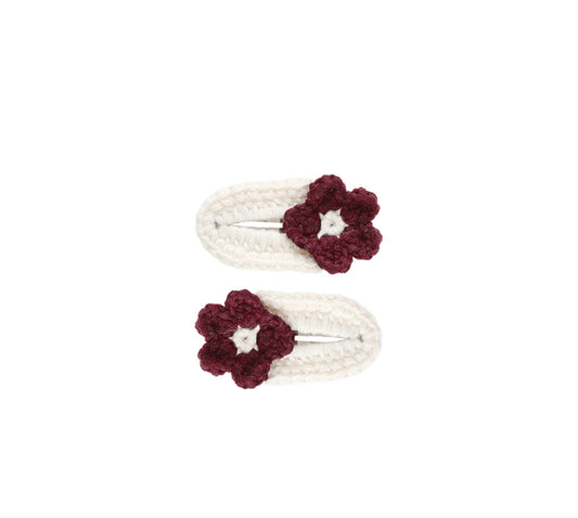 CLIPS CROCHET || BURGUNDY