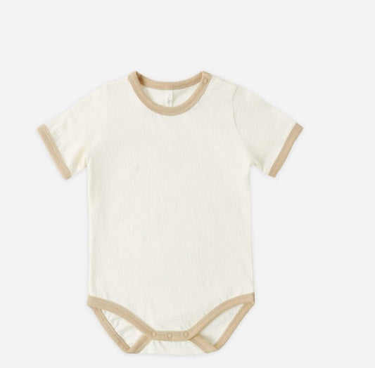 RINGER BODYSUIT BUTTERSCOTCH