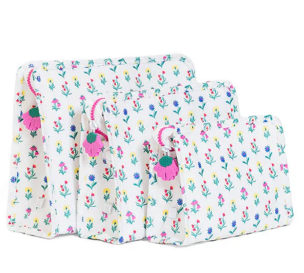 ROADIE LARGE Zip Pouch - WILD FLOWER