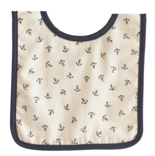 Baby Bib Navy Anchor