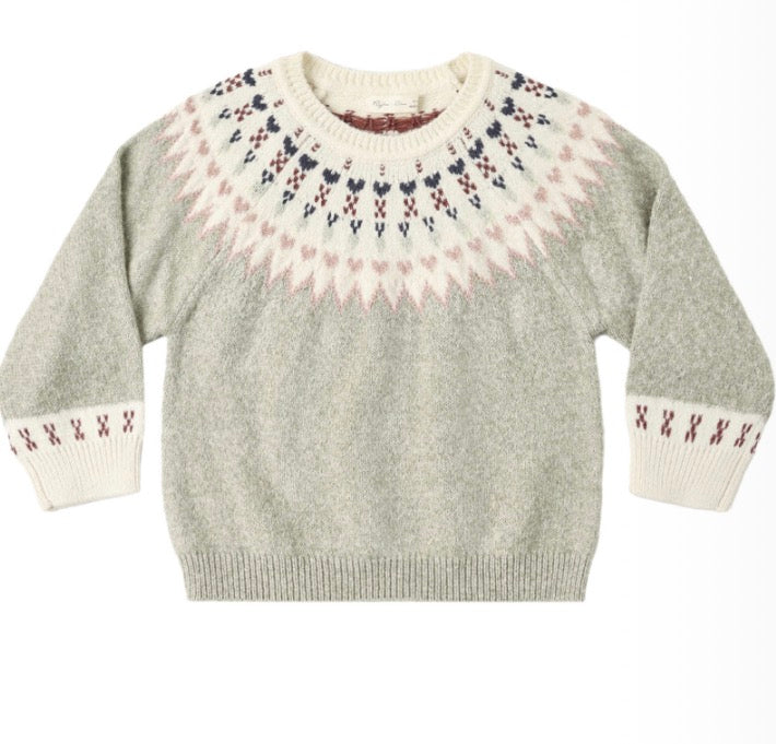 FAIR ISLE SWEATER SAGE