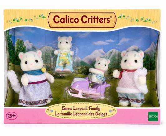 Calico Critters Snow Leopard Family