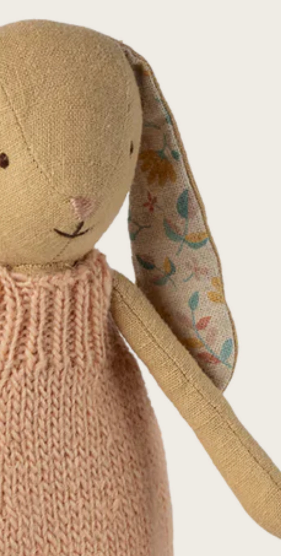 Bunny, Size 1 - Cream yellow - Knitted dress