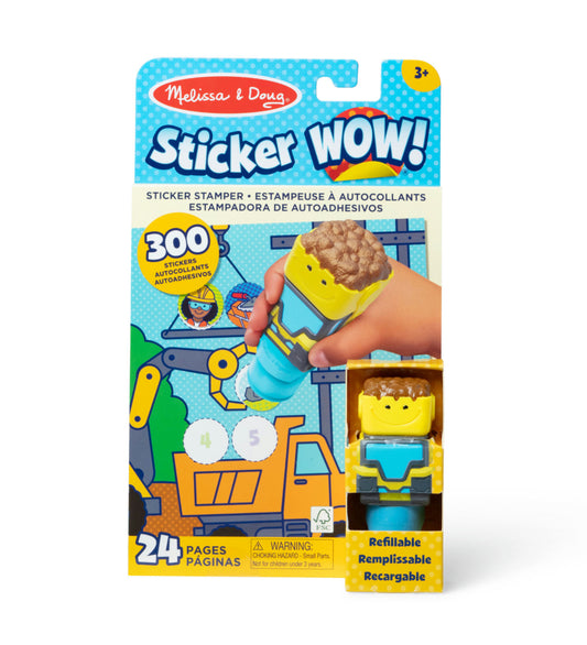 Sticker WOW! Activity Pad & Sticker Stamper - Bulldozer