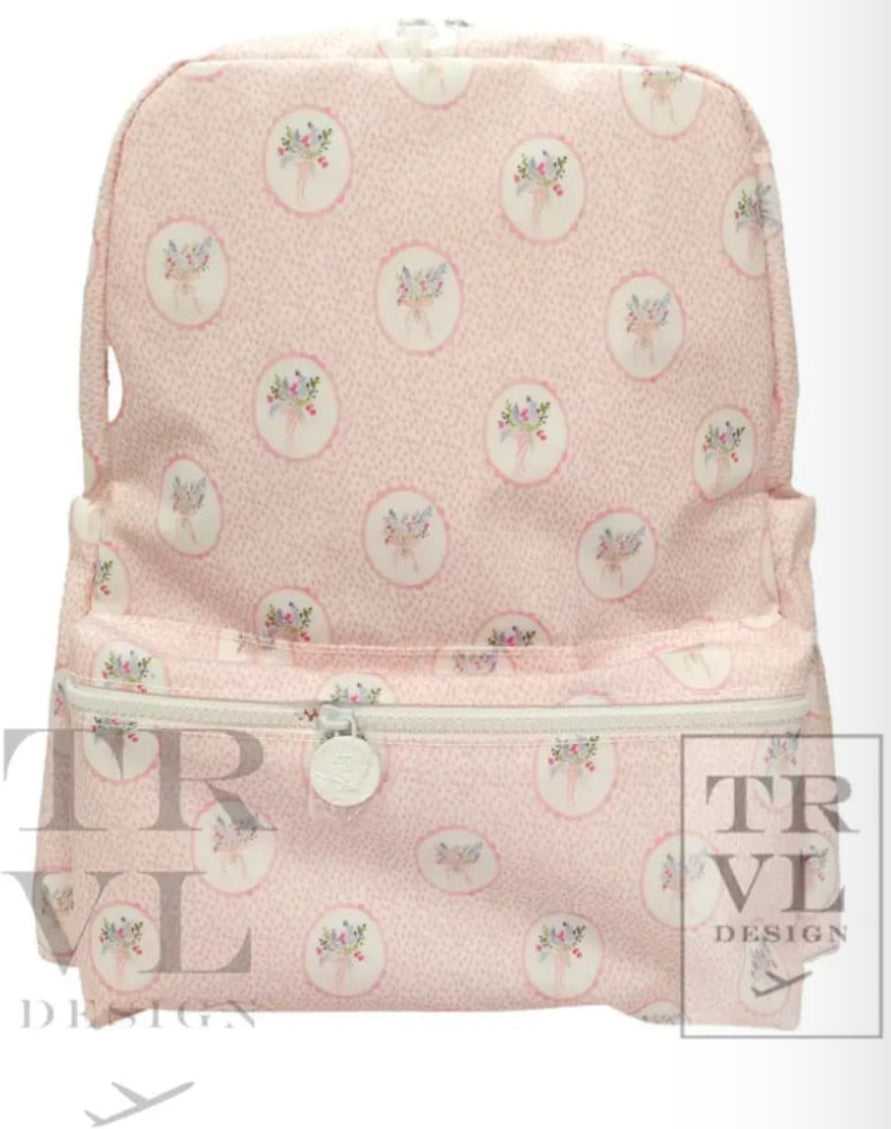 BACKPACKER - BACKPACK FLORAL MEDALLION PINK