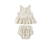 SLEEVELESS PEPLUM SET UNICORNS