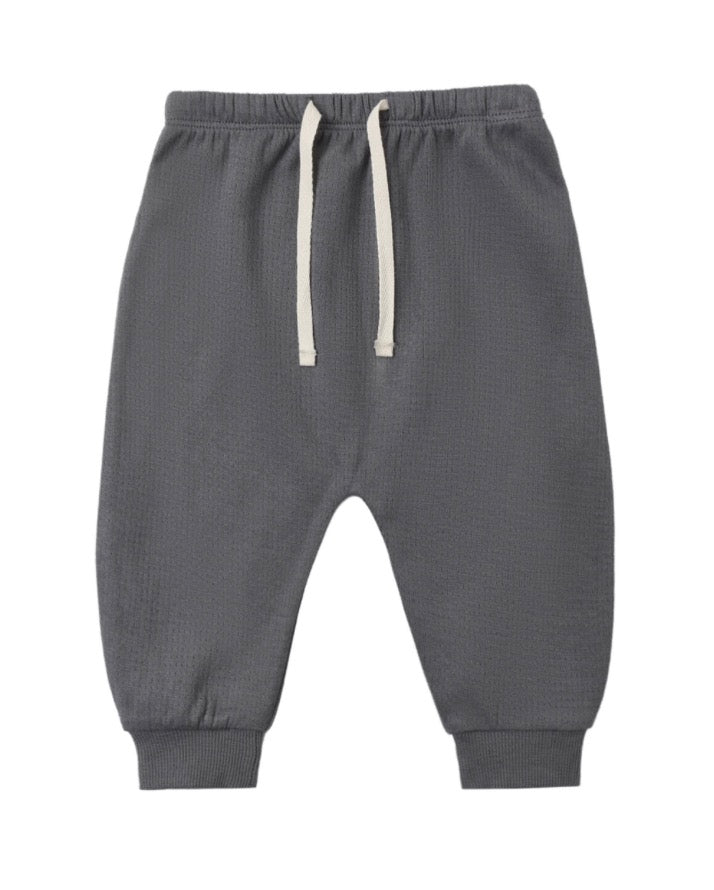 LONG SLEEVE HENLEY TEE + SWEATPANT MIDNIGHT