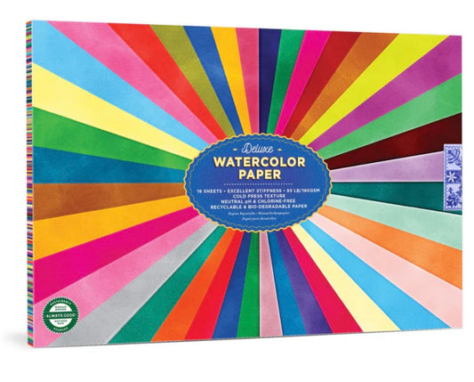 Deluxe Watercolor Paper Rainbow