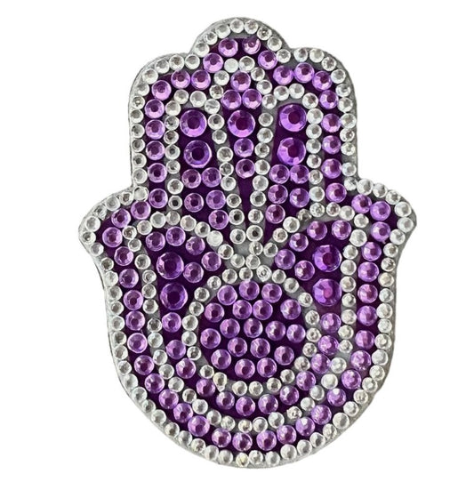 Purple Hamsa Stickerbean Sticker