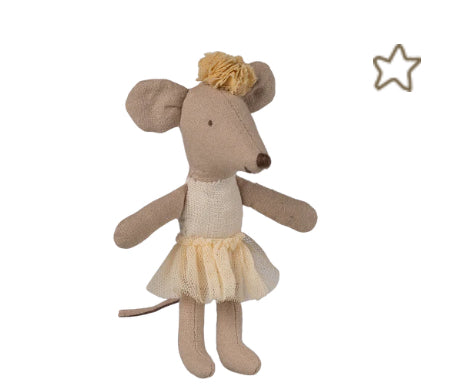 Ballerina mouse, Little sister - Off White