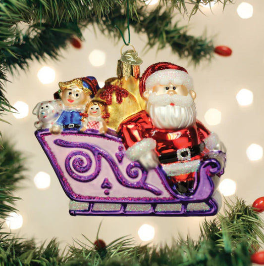 Santa And Friends Ornament