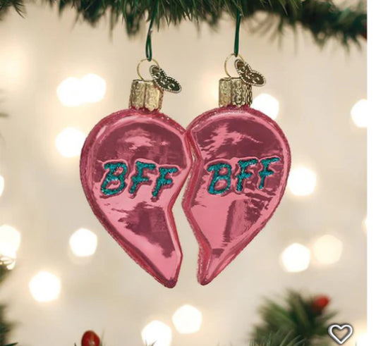 BFF Hearts Ornament