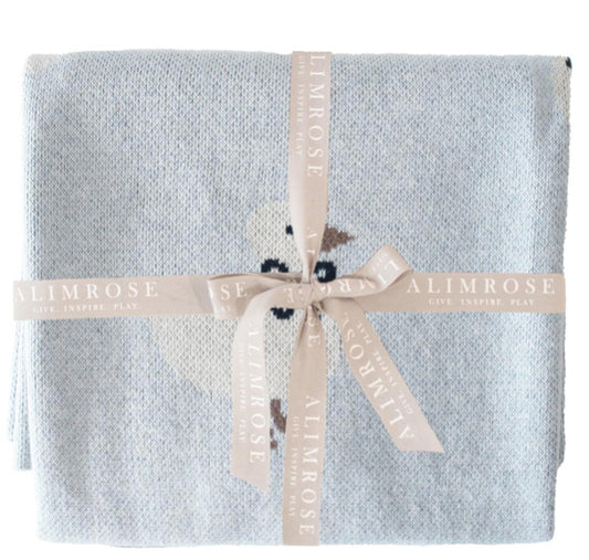 Duck Baby Blanket Blue