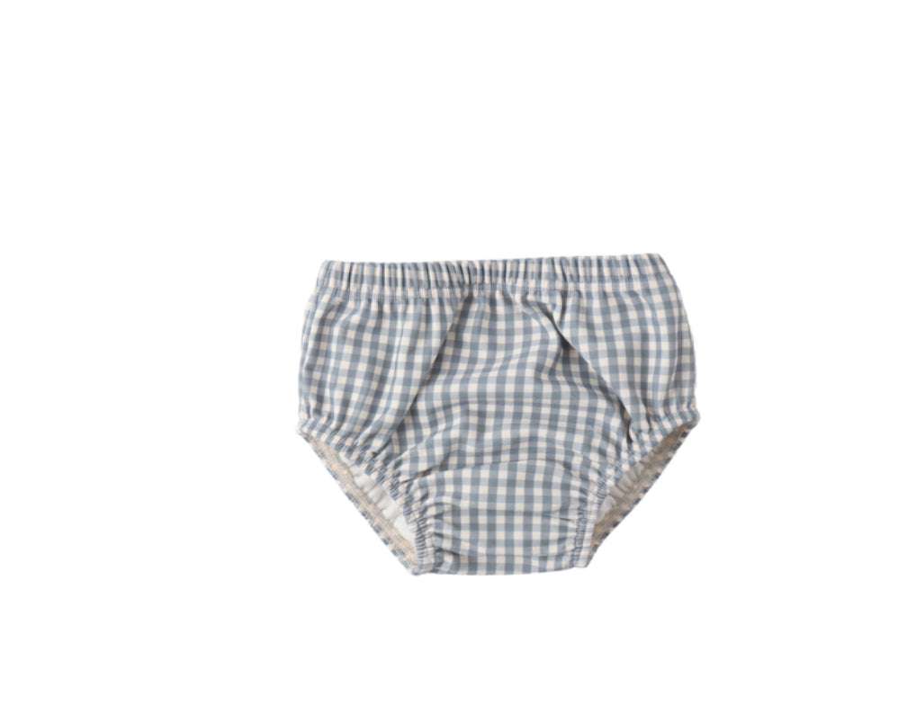 SWIM DIAPER OCEAN GINGHAM
