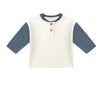 OCEAN LONG SLEEVE HENLEY TEE + DRAWSTRING PANT