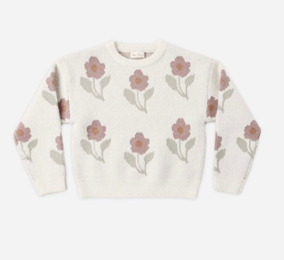 ASPEN SWEATER IVORY FLOWER