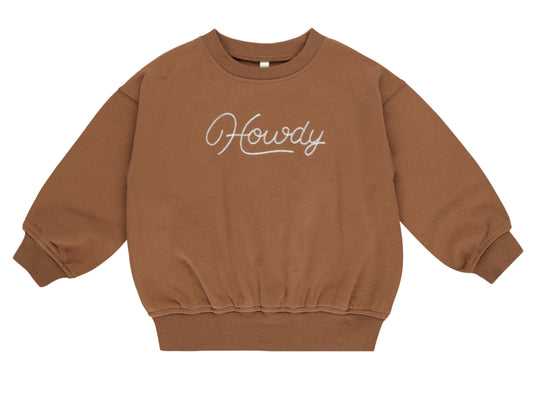 RELAXED SWEATSHIRT || HOWDY