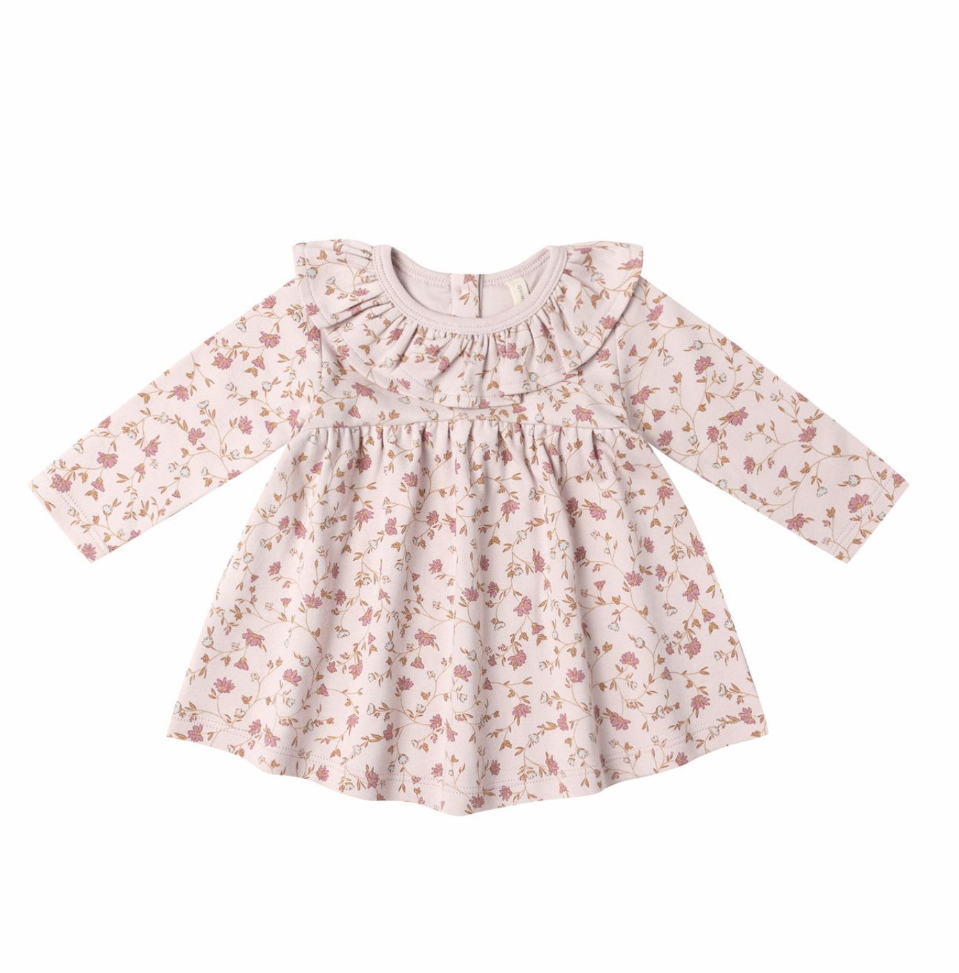 GARDEN RUFFLE COLLAR JERSEY DRESS ||