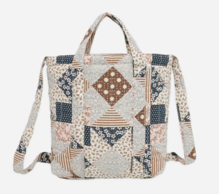 QUILTED TOTE BAG || PATCHWORK