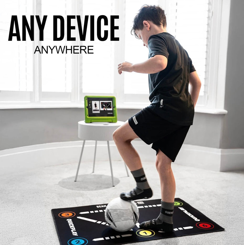 SOCCER MASTERY SKILLS MAT
Footwork at Home with Free Online Drills