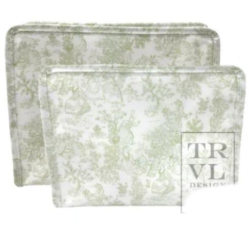 ROADIE MEDIUM - BUNNY TOILE GREEN