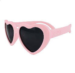 Shatter-Resistant Heart Sunglasses: Pink