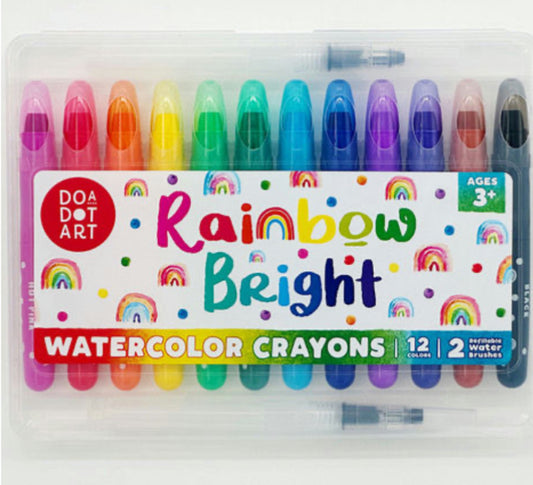 RAINBOW BRIGHT WATERCOLOR CRAYONS
