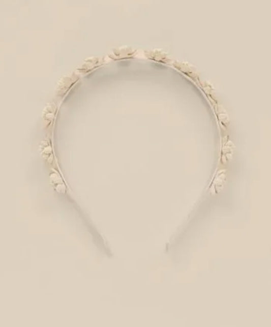 Floral Headband | Ecru