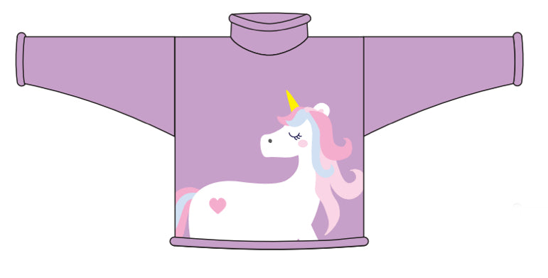 Unicorn Rollneck Sweater Lavender