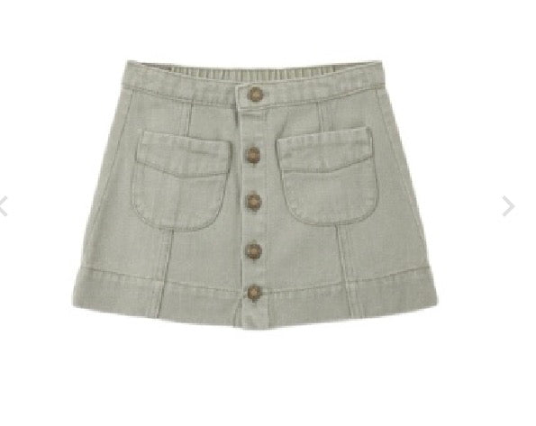 DENVER MINI SKIRT DARK SAGE