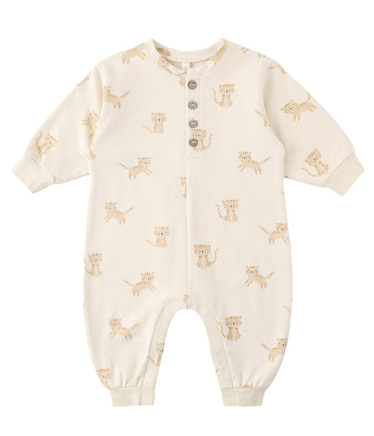RELAXED FLEECE JUMPSUIT TIGERS