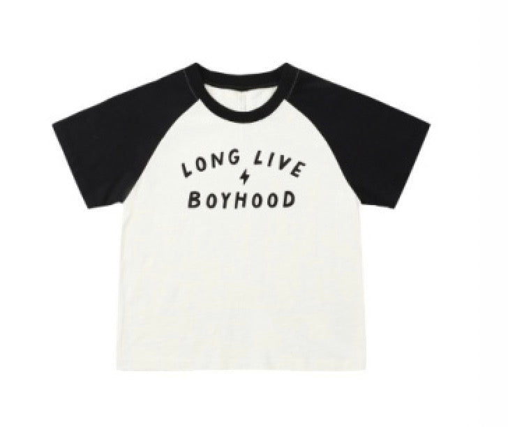 RAGLAN SHORT SLEEVE TEE LONG LIVE BOYHOOD