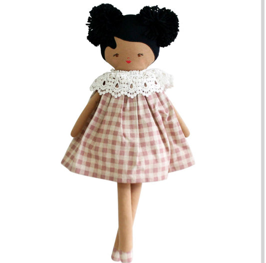 Aggie Doll Rose Check