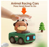 Press and Go- Big Head Animal Racers